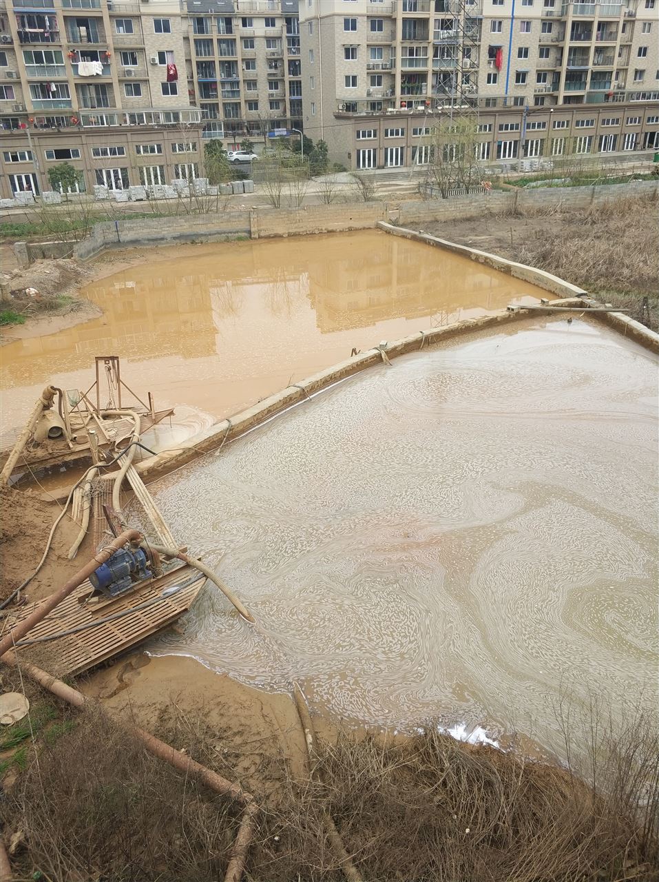 黄竹镇沉淀池淤泥清理-厂区废水池淤泥清淤